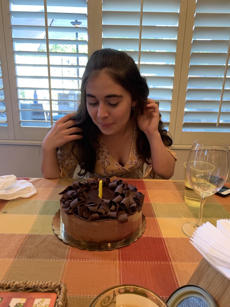 Happy Girl on Her Birthday